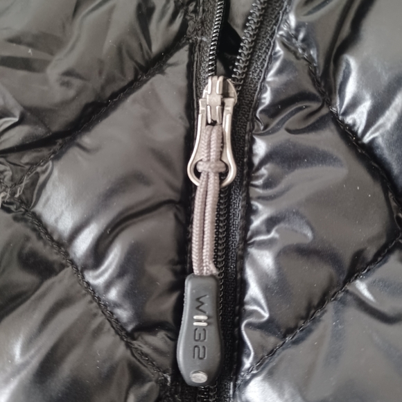 32 Degree Light Weight Puffer Puffy Jacket Women M Down Filled Packable Black - Picture 10 of 12